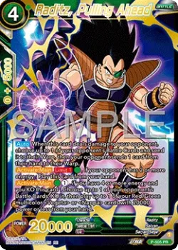 Raditz, Pulling Ahead #P-505_PR02 · Dragon Ball Super CCG
