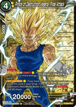 Prince of Destruction Vegeta, Final Attack #P-565_PR · Dragon Ball Super CCG