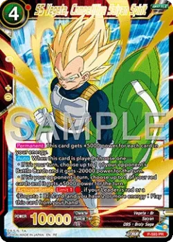SS Vegeta, Competitive Saiyan Spirit #P-593_PR02 · Dragon Ball Super CCG
