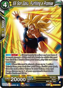SS Son Goku, Fulfilling a Promise #P-597 · Dragon Ball Super CCG