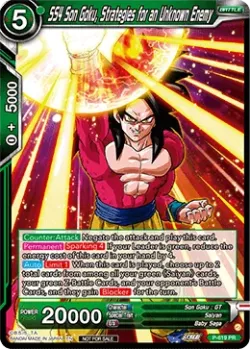 SS4 Son Goku, Strategies for an Unknown Enemy #P-619 · Dragon Ball Super CCG