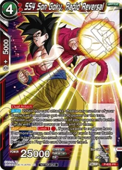 SS4 Son Goku, Rapid Reversal #P-625_PR02 · Dragon Ball Super CCG
