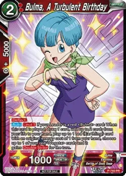 Bulma, A Turbulent Birthday 「P-740」「EN」