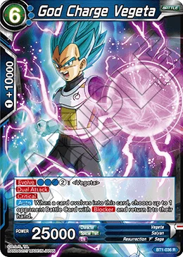 God Charge Vegeta 「BT1-036」「EN」