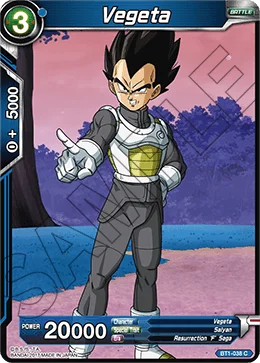 Vegeta 「BT1-038」「EN」