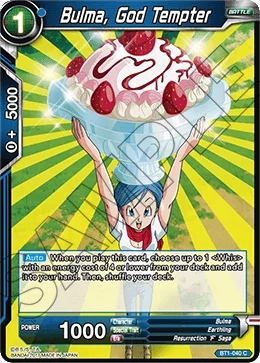 Bulma, God Tempter 「BT1-040」「EN」