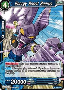 Energy Boost Beerus 「BT1-042」「EN」