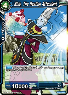 Whis, The Resting Attendant 「BT1-044_BD」「EN」