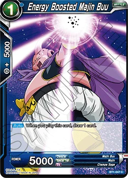Energy Boosted Majin Buu 「BT1-047」「EN」