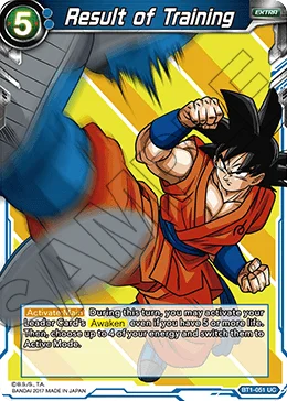 Result of Training 「BT1-051」「EN」