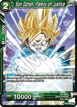 Son Goten, Family of Justice 「BT1-063」「EN」
