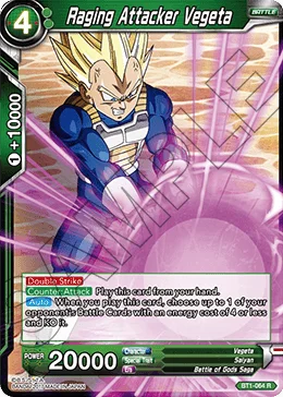 Raging Attacker Vegeta 「BT1-064」「EN」