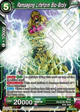 Rampaging Lifeform Bio-Broly 「BT1-074_BD」「EN」
