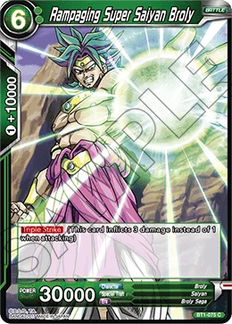 Rampaging Super Saiyan Broly 「BT1-075」「EN」