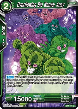 Overflowing Bio Warrior Army 「BT1-078」「EN」