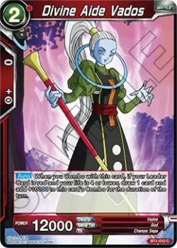 Divine Aide Vados #BT1-010 · Dragon Ball Super CCG