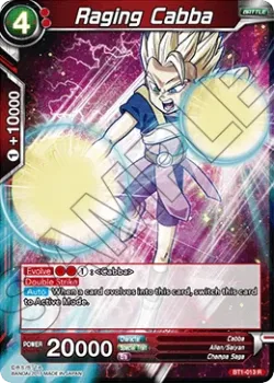 Raging Cabba #BT1-013 · Dragon Ball Super CCG