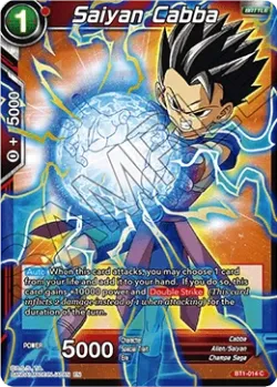 Saiyan Cabba #BT1-014_PR · Dragon Ball Super CCG