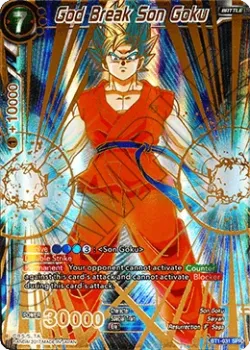 God Break Son Goku #BT1-031_SPR · Dragon Ball Super CCG