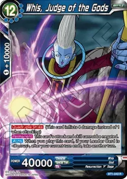 Whis, Judge of the Gods #BT1-043 · Dragon Ball Super CCG