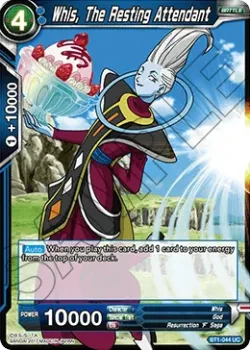 Whis, The Resting Attendant #BT1-044 · Dragon Ball Super CCG