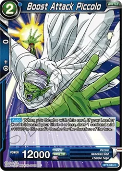 Boost Attack Piccolo #BT1-045 · Dragon Ball Super CCG