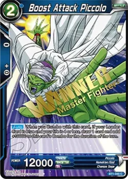 Boost Attack Piccolo #BT1-045_PR · Dragon Ball Super CCG