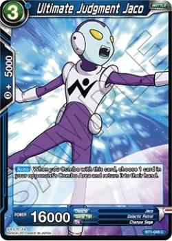 Ultimate Judgment Jaco #BT1-048 · Dragon Ball Super CCG