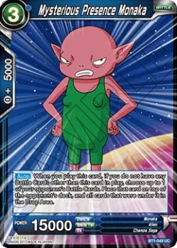 Mysterious Presence Monaka #BT1-049 · Dragon Ball Super CCG