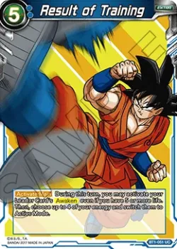 Result of Training #BT1-051 · Dragon Ball Super CCG