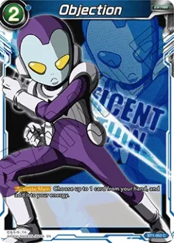 Objection #BT1-052_PR03 · Dragon Ball Super CCG
