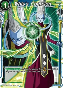 Whis's Coercion #BT1-055_PR · Dragon Ball Super CCG
