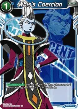 Whis's Coercion #BT1-055_PR02 · Dragon Ball Super CCG
