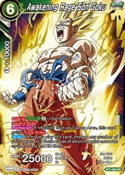 Awakening Rage Son Goku #BT1-059 · Dragon Ball Super CCG