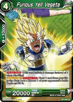 Furious Yell Vegeta #BT1-065_BD · Dragon Ball Super CCG