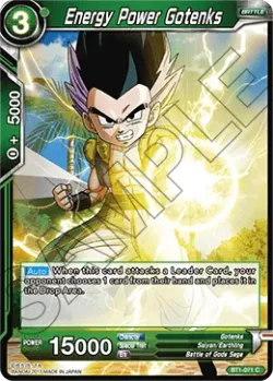 Energy Power Gotenks #BT1-071 · Dragon Ball Super CCG