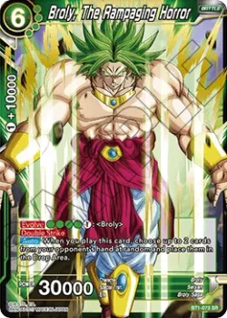 Broly, The Rampaging Horror #BT1-073_BD · Dragon Ball Super CCG