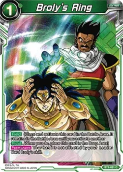 Broly's Ring 「BT1-081」「EN」