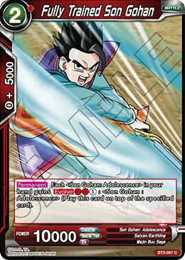Fully Trained Son Gohan 「BT2-007」「EN」