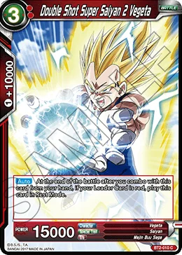 Double Shot Super Saiyan 2 Vegeta 「BT2-010」「EN」