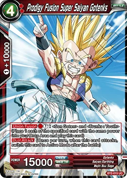 Prodigy Fusion Super Saiyan Gotenks 「BT2-015」「EN」