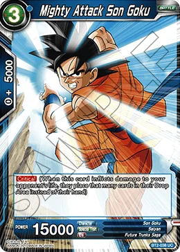 Mighty Attack Son Goku 「BT2-038」「EN」