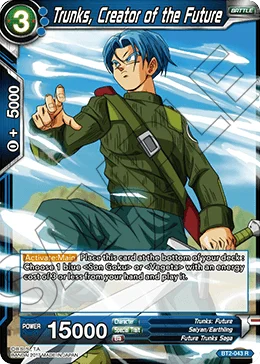Trunks, Creator of the Future 「BT2-043」「EN」