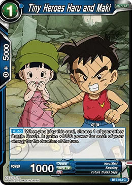 Tiny Heroes Haru and Maki 「BT2-053」「EN」