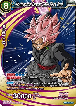 Unstoppable Despair Goku Black Rosé 「BT2-054」「EN」