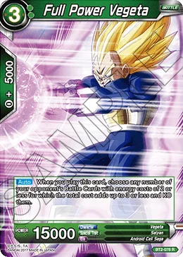 Full Power Vegeta 「BT2-076」「EN」
