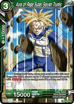 Aura of Rage Super Saiyan Trunks 「BT2-079」「EN」