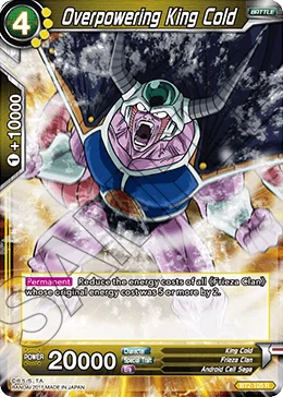 Overpowering King Cold 「BT2-105」「EN」