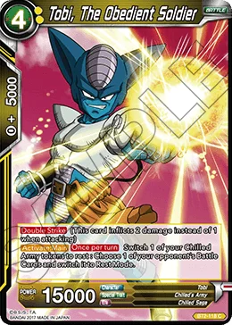 Tobi, The Obedient Soldier 「BT2-118」「EN」