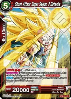 Ghost Attack Super Saiyan 3 Gotenks #BT2-014 · Dragon Ball Super CCG